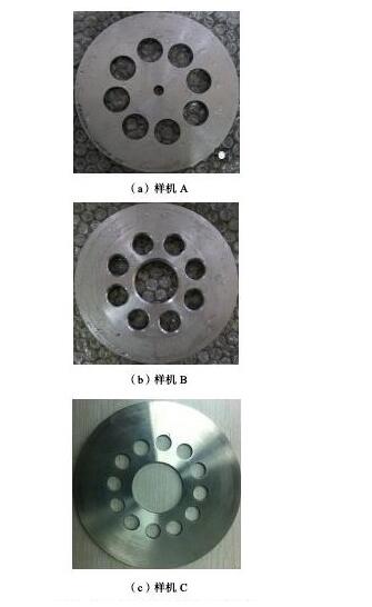 圖4 不同結(jié)構(gòu)的多孔孔板實驗樣機Fig.4 Experimental prototypes of multi-orifice plate with different structures