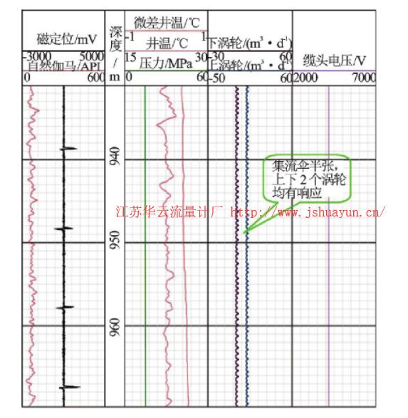 圖5 標(biāo)準(zhǔn)井測井曲線