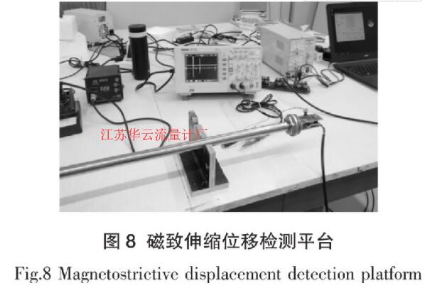 圖8 磁致伸縮位移檢測(cè)平臺(tái)