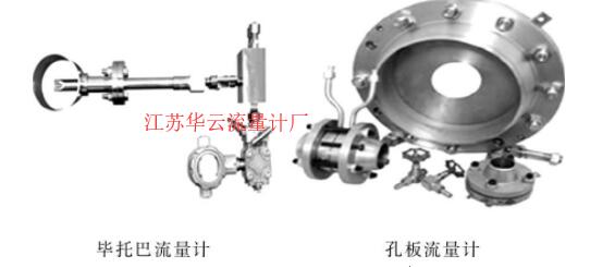 圖1 畢托巴流量計與孔板流量計