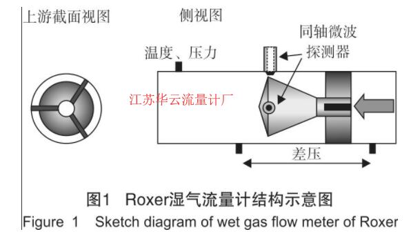 圖1 濕氣流量計(jì)結(jié)構(gòu)示意圖