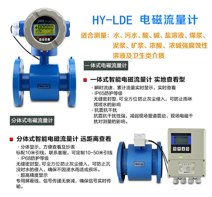 HY-LDE電磁流量計